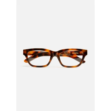 Brera Tortoise optikai keret – első osztályú acetátból, szögletes lencsékkel, kézzel készítve Olaszországban. Egyedi stílus, prémium minőség.