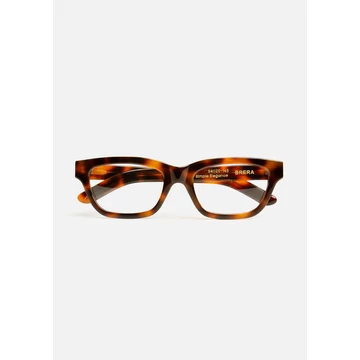 Brera Tortoise optikai keret – első osztályú acetátból, szögletes lencsékkel, kézzel készítve Olaszországban. Egyedi stílus, prémium minőség.