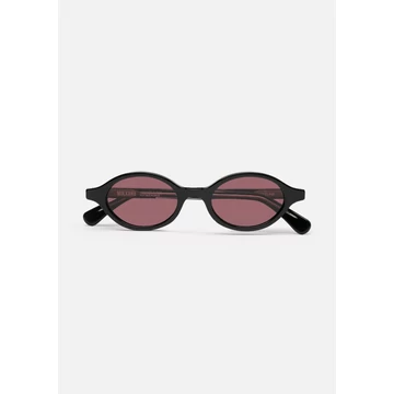 Ova Black-Bordeaux napszemüveg – elegáns fekete-bordó acetát, modern design, prémium minőség