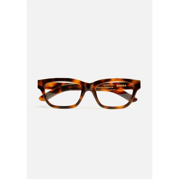 Brera Tortoise optikai keret – első osztályú acetátból, szögletes lencsékkel, kézzel készítve Olaszországban. Egyedi stílus, prémium minőség.