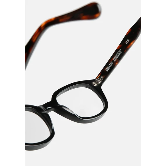 Agora Black optikai keret – elegáns fekete acetát, modern design, prémium minőség
