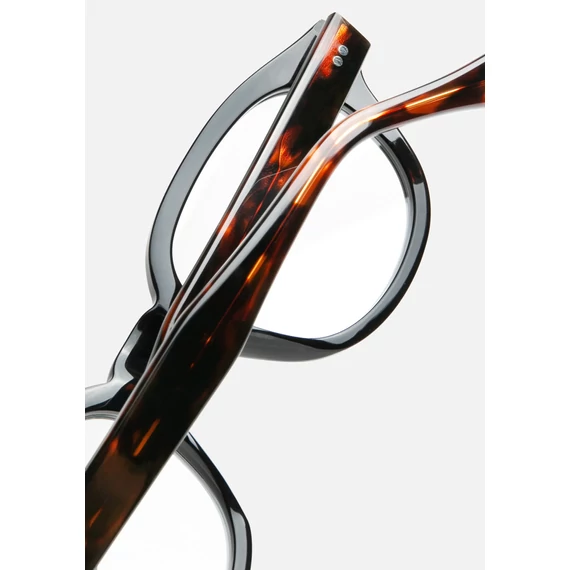 Agora Black optikai keret – elegáns fekete acetát, modern design, prémium minőség