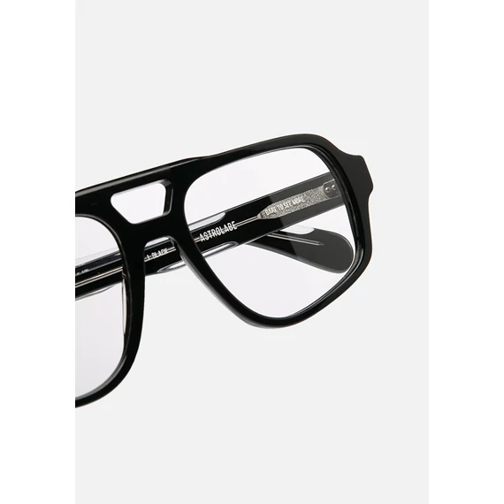 Astrolabe Black optikai keret – elegáns fekete acetát, modern design, prémium minőség