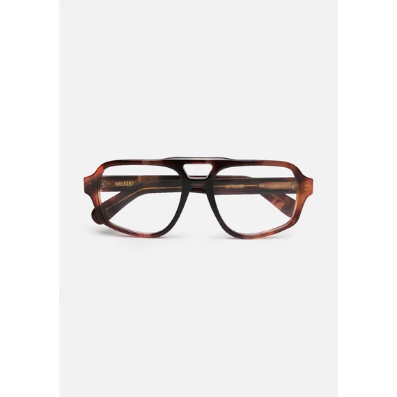 Astrolabe Nocturina optikai keret – elegáns éjféli barna acetát, modern design, prémium minőség