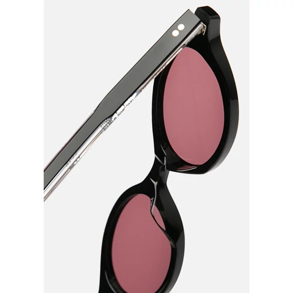 Ova Black-Bordeaux napszemüveg – elegáns fekete-bordó acetát, modern design, prémium minőség