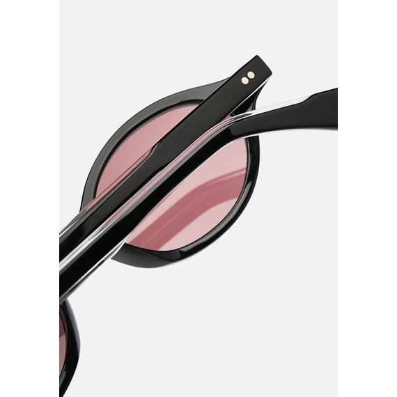 Ova Black-Bordeaux napszemüveg – elegáns fekete-bordó acetát, modern design, prémium minőség