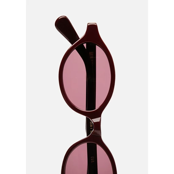 Ova Burgundy napszemüveg – elegáns bordó acetát, modern design, prémium minőség