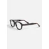 Kép 2/6 - Agora Black optikai keret – elegáns fekete acetát, modern design, prémium minőség