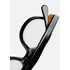 Kép 5/6 - Kolonaki Black optikai keret – kerek, fekete acetát front, barna-narancssárga laminált részletekkel. Beépített acetát orrpárnák és tartós 5 hengeres pántok. Olaszországban kézzel készült, prémium minőség.