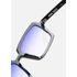 Kép 5/6 - Stadio Black napszemüveg fekete, téglalap alakú acetát kerettel és 5 hengeres zsanérral